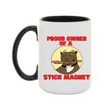 Pitt Stick Magnet 15oz. Mugs