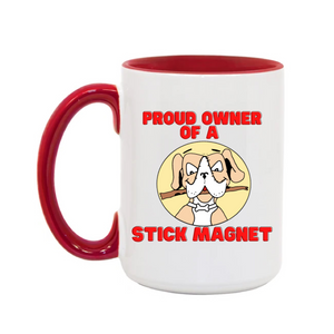 Hound Stick Magnet 15oz. Mugs