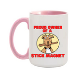 Mutt Stick Magnet 15oz. Mugs