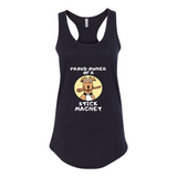 Mutt Stick Magnet Racerback Tank