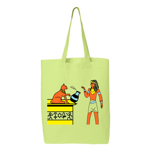 Cat lover in Egypt Tote